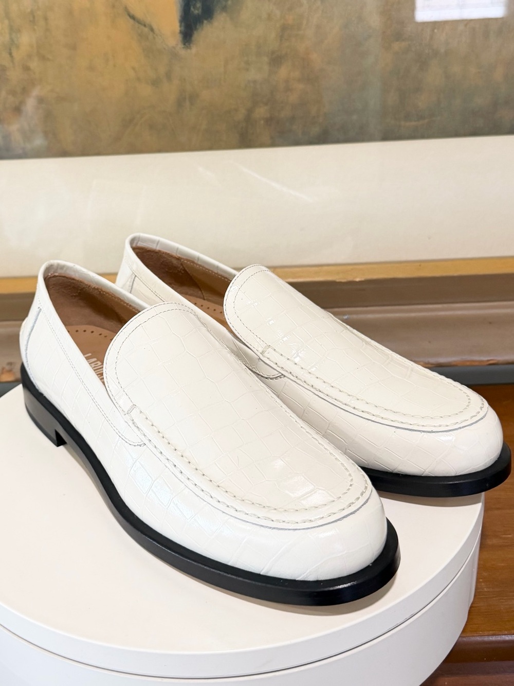 🌹LABUCQ🌹 Crocco Leather Loafer Size: 40